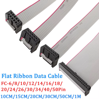 Cable flexible de PVC AWM 2651 IDC, conjunto de cableado con conector hembra de 6P-40P para motocicleta, venta al por mayor de fábrica, personalizado