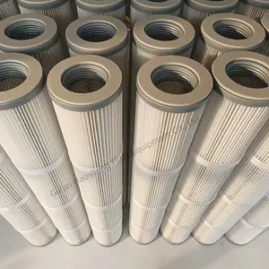 150*1000 élément de filtre à poussière à filetage interne ingénierie élément de filtre à poussière d'air à filetage interne cartouche de filtre à poussière rotative