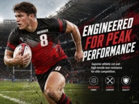 Camisetas de Rugby Sublimadas Personalizadas de Spandex Transpirable