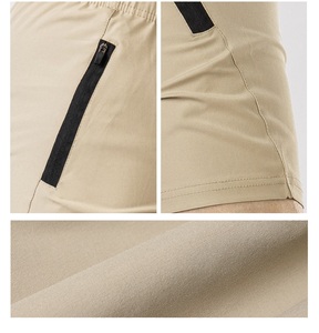 Pantalones Cortos Deportivos Talla Europea de Verano de Secado Rápido 95% Poliéster 5% Elastano con Bolsillo Lateral para Maratón, Gimnasio, Running y Fitness para Hombre - Product Image 4