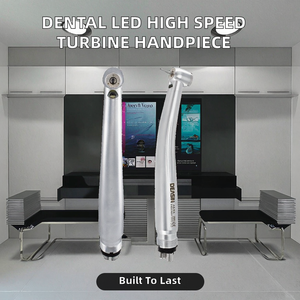 Turbina Dental Eléctrica de Alta Velocidad con LED, de Acero Inoxidable, con Botón de Presión y 3 Sprays de Agua, de Alta Calidad - Product Image 2