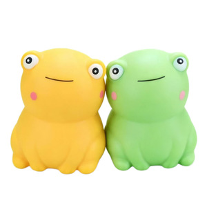ของเล่นกบสุดน่ารักแบบใหม่ บีบเล่นคลายเครียด พร้อมยางนุ่มเด้งช้า ของตกแต่ง ของเล่นเสริมสร้างปฏิสัมพันธ์ระหว่างพ่อแม่ลูก บรรเทาความเครียด - Product Image 1