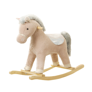 Cheval à bascule en bois 2 en 1 pour bébé et enfant, jouet pour bébé et enfant, chevaux à bascule pour intérieur et extérieur - Product Image 1