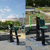 L'usine vend des équipements de musculation réglables en acier galvanisé de haute qualité pour l'extérieur.