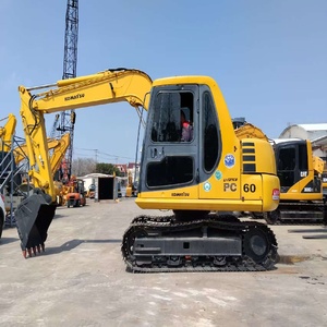 Excavadora hidráulica compacta usada PC60 Mini, excavadora pequeña de 6 toneladas para construcción - Product Image 6