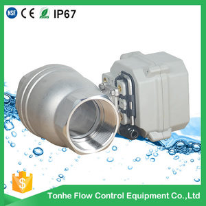 A150-T25-S3-B วาล์ว 3 ทาง ขนาด 1 นิ้ว DN25 แบบ L T พร้อมมอเตอร์และระบบควบคุมด้วยมือ - Product Image 2