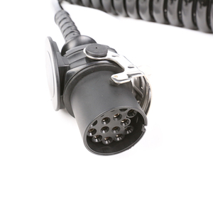 ยุโรป SPIRAL COIL <span class=keywords><strong>CABLE</strong></span> 15 PIN ขายส่งสาย ADR รถบรรทุกพ่วงสายไฟสายเคเบิล - Product Image 2