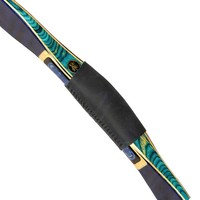 Vente en gros 20-50lbs AF tir à l'arc Zhu Ran Curly érable bleu arc fait à la main arc classique pour la compétition 20-50lbs