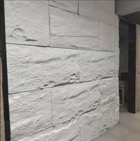 Panneau mural en pierre artificielle écologique personnalisé en PU imitation pierre pour la maison