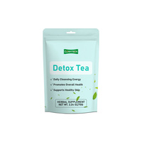 Sachets de thé détox pur OEM ODM, complément à base de plantes, favorise la santé globale du corps et soutient la fonction de perte de poids pour adultes