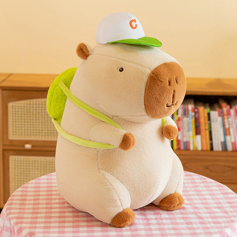 Capybara (green baseball cap)
