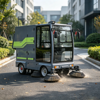 Balayeuse électrique autoportée ZMT E-82 Z10 à double balai, largeur 2200 mm, avec moteur, pour entrepôts, usines et ateliers