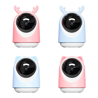 Nueva Cámara Inteligente para Monitoreo de Mascotas, Audio Bidireccional, Seguridad Inalámbrica, WiFi Inteligente, Aplicación, Visión Nocturna HD, Pantalla de 3.6 Pulgadas, Ángulo Amplio de 360°