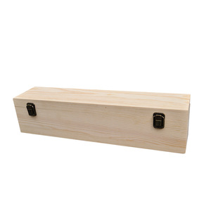 Caja de Almacenamiento Rectangular de Madera de Pino, Organizador de Madera Maciza con Tapa Abatible, Caja de Regalo con Opción de Grabado de Logotipo, Venta al Por Mayor - Product Image 5