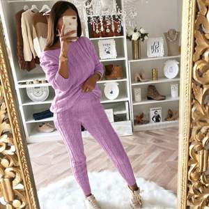 YP Damen Plus Size Casual Style S-334 Winter Dick Zweiteiliger Pullover und Hose Set 2-teiliges Strick pullover Set - Product Image 6