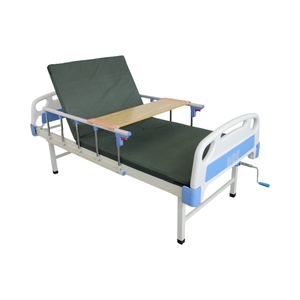Letto Medico Pieghevole a Manovella Singola, Arredo Ospedaliero Portatile con Materasso - Product Image 3
