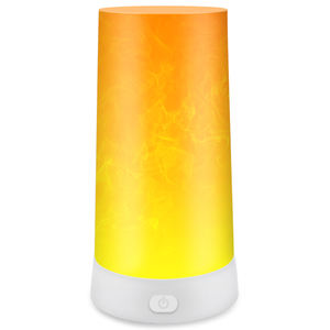 SHENPU-lámpara con efecto de llama, luz LED nocturna de mesa alimentada por batería de litio de 5V CC, nuevo diseño - Product Image 1