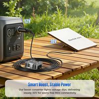 Convertisseur d'alimentation DC pour voiture Starlink Mini 12/24V vers 30V 3.5A 105W étanche avec protection intelligente et interrupteur marche/arrêt pour Starlink