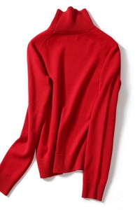 Fabbrica quadrati Fonda 100% Cashmere <span class=keywords><strong>vestiti</strong></span> donne maglieria pesante caldo collo alto maglioni <span class=keywords><strong>invernali</strong></span>. - Product Image 2