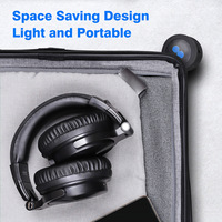 Écouteurs sans fil Pro C V5.0, casque DJ avec grand pilote de 50mm pour téléphone et PC