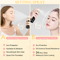 Nouveautés : Spray Fixateur de Maquillage Anti-Transpiration, Brume Fixatrice Waterproof de Haute Qualité, Marque Privée, Végan