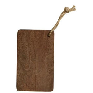 Tabla de cortar de madera con forma rectangular y mango duradero, superficie pulida, tabla de cortar de madera en venta - Product Image 4