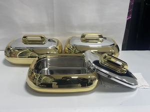 Ensemble de 3 casseroles isothermes modernes 4,5L 5,5L 6,5L – Chauffe-plats thermiques pour les fêtes de prestige du Moyen-Orient - Product Image 2