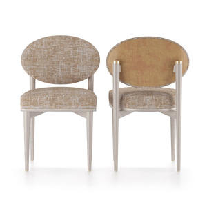 Chaises de dîner en Crète fini grain de bois en métal à usage de restaurant de luxe en vente en gros à prix d'usine - Product Image 5