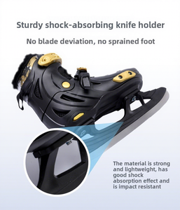 Patins à <span class=keywords><strong>glace</strong></span> unisexes pour femmes, hommes, enfants et adultes - Matériel supérieur en PP - Patins à <span class=keywords><strong>glace</strong></span> pour débutants - Product Image 6