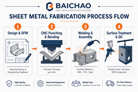 Fabricación de Chapa Metálica por Corte CNC, Servicios de Soldadura, Doblado y Estampado de Acero