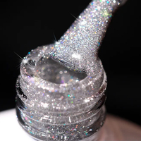 Bouteille de Gel pour ongles, accessoires pour Nail art, strass réfléchissants, fluorescents, brillants, pour la discothèque