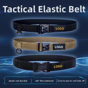 Ceinture Tactique Sportive Élastique Ajustable pour Hommes, Confortable et Robuste, Sangle Personnalisable avec Logo, Utilisation Tactique Extérieure 100*7cm - Product Image 4