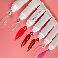 Gloss à lèvres personnalisé, effet repulpant, brillant, hydratant, teinté, applicateur métallique, soin liquide pour les lèvres, PEPTIDE, gloss à lèvres en marque privée