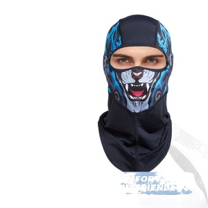 Gorro Deportivo para Ciclismo y Senderismo, Transpirable, de Secado Rápido, Absorbente de Sudor, para Adultos, Negro, Azul, con Estampado Floral - Product Image 1
