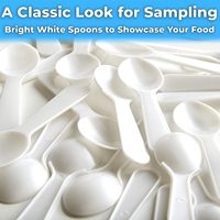 Hot Koop Custom Wegwerp Mini Proevers Bpa Gratis Plastic Serveren Proeven Platte Ijs Lepels Voor Voorgerechten