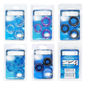 3 teile/satz Cock Ring Verzögerung Ejakulation Spielzeug für Erwachsene für Männer Dick Vergrößerung Silikon Penis Ring Männlich Sexspielzeug Stärkere Erektion - Product Image 6