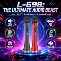 Microphone sans fil professionnel pour karaoké, système de sonorisation, microphone pour batterie