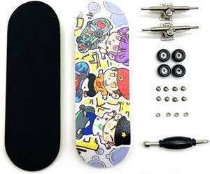 Wholesale Professional Custom 32Mm Maple Wood Mini <b>Skateboard</b> Finger Board Design <b>Toy</b> - Product Image 4