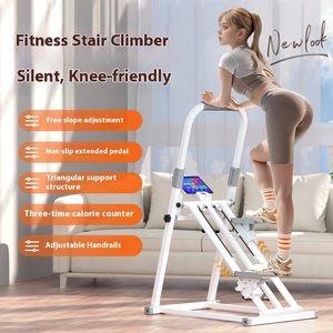 <span class=keywords><strong>Meilleur</strong></span> vendeur d'escaladeur d'escalier pour la maison, machine d'escalade de montagne, entraînement physique avec cadre stable, guidon réglable - Product Image 4