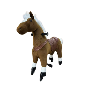 <span class=keywords><strong>Cavallo</strong></span> Marrone <span class=keywords><strong>Cavalcabile</strong></span> in un Parco Divertimenti nel 2025, Giocattolo <span class=keywords><strong>Cavalcabile</strong></span> per Bambini, Animale di Peluche <span class=keywords><strong>Cavalcabile</strong></span> - Product Image 3