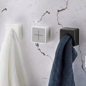 Support mural auto-adhésif en ABS et silicone pour serviettes, crochet de rangement étanche pour salle de bain, <span class=keywords><strong>pince</strong></span> pour torchons et chiffons de cuisine - Product Image 3