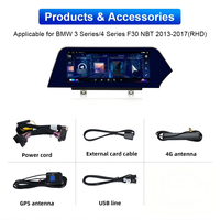 Reproductor Multimedia con Pantalla Táctil de 10.25'' para el Tablero de Instrumentos, Serie 3, Android Auto y CarPlay, DSP Estéreo, Pantalla Dividida, GPS Integrado, TV
