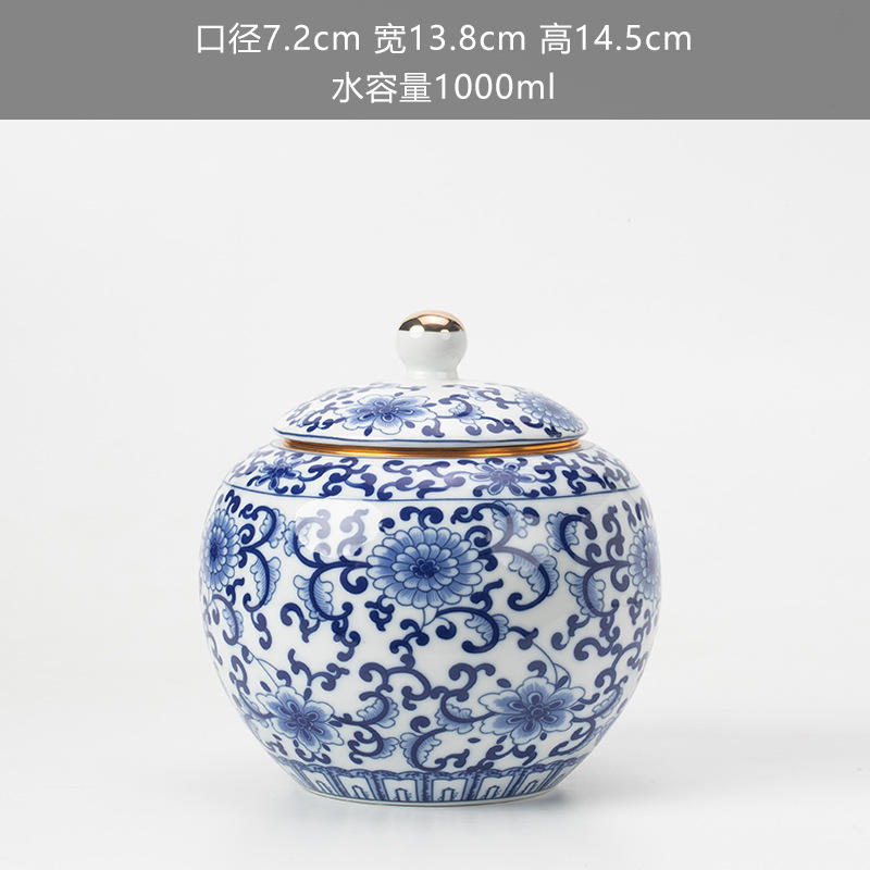 Ramas entrelazadas bote de té