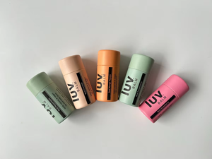 Mini bálsamo labial reciclable hecho a mano, tubo de papel, precio de fábrica, contenedor de desodorante resistente al aceite push-up de cartón Kraft de 5g - Product Image 3