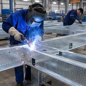 Chasis de Soporte para Inversor Fotovoltaico Fabricado a Medida, Galvanizado en Caliente con Clasificación C3-C5, Acero al Carbono Q235 Q345 Q355 - Product Image 3
