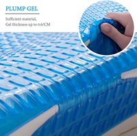 Gel-Memory-Foam Nackenkissen, Ergonomisches Kontur-Nackenkissen zur Schmerzlinderung, Kühlendes Kissen für Seiten-, Rücken- und Bauchschläfer