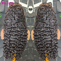Perruques vierges vietnamiennes, prêtes à porter, vente en gros, 13x4 HD Lace Front, perruque de cheveux humains bouclés bruts birmans