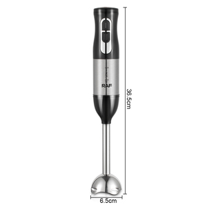 Mixeur Plongeant RAF 800W Puissant en Acier Inoxydable, 13600 tr/min, Système à 4 Lames pour Soupes, Smoothies, Broyage de Glace, Sans BPA, Électrique - Product Image 6
