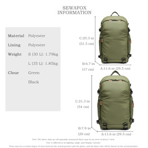 SEWAFOX 2026 Nouveau <span class=keywords><strong>Sac</strong></span> <span class=keywords><strong>à</strong></span> <span class=keywords><strong>Dos</strong></span> Décontracté d'Extérieur Résistant <span class=keywords><strong>à</strong></span> l'Eau Grande Capacité pour <span class=keywords><strong>Appareil</strong></span> <span class=keywords><strong>Photo</strong></span> <span class=keywords><strong>Sac</strong></span> <span class=keywords><strong>à</strong></span> <span class=keywords><strong>Dos</strong></span> de <span class=keywords><strong>Randonnée</strong></span> <span class=keywords><strong>Sac</strong></span> de Photographie Personnalisable - Product Image 4
