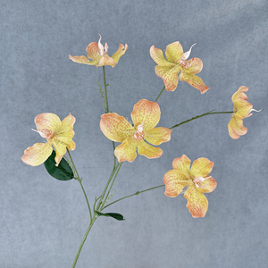 Fleurs artificielles en soie (orchidée, delphinium, jacinthe) pour la remise des diplômes et Noël – Vente en gros - Product Image 4